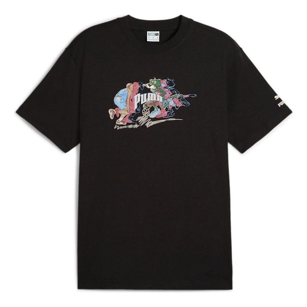 PUMA Herren Team For The Fanbase T-shirt 'Black' 629400-01