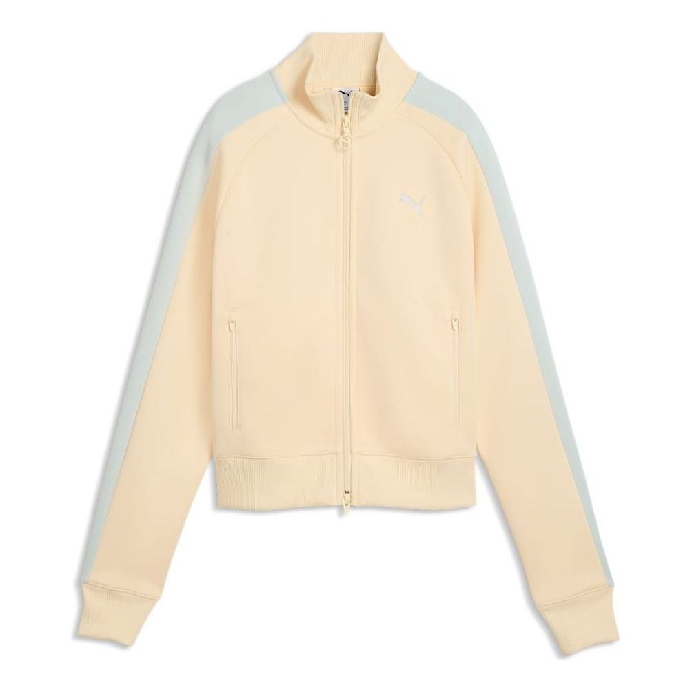 (WMNS) PUMA T7 Short Track Jacket 'Buttercream Creme De Mint' 629796-78