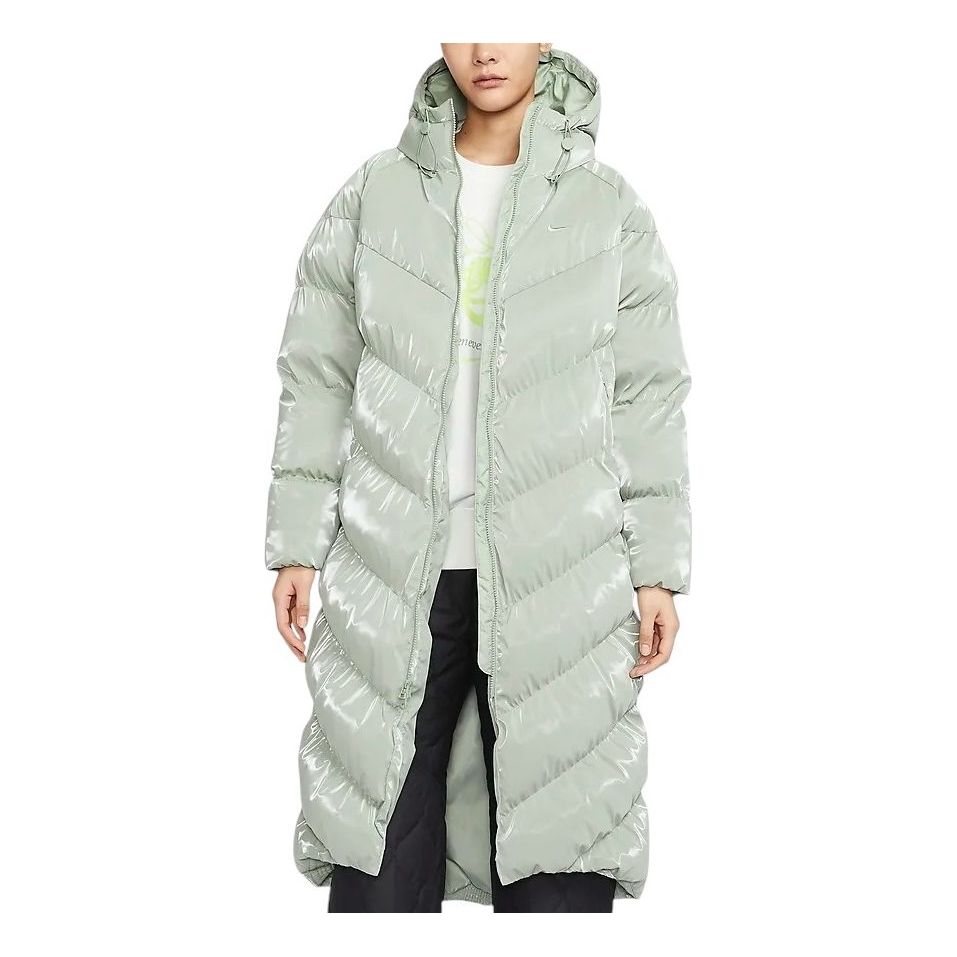 (WMNS) Nike Therma-FIT Sportswear Windpuffer Coat 'Green' FV7828-370