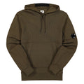 Diagonal Raised Fleece Pullover Hoodie