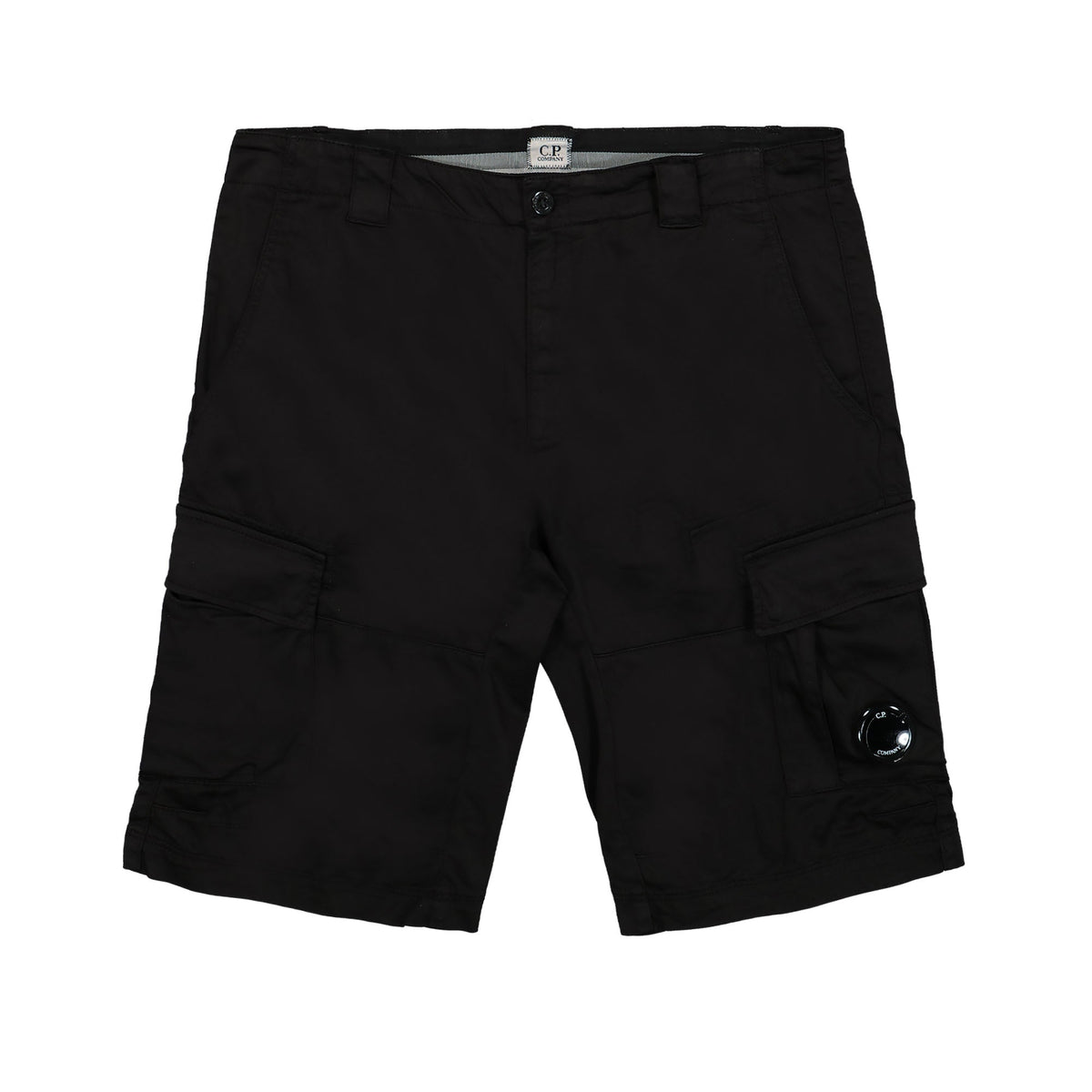 Stretch Sateen Cargo Shorts
