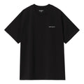 Carhartt WIP Script Embroidery Short Sleeve T-Shirt 'Black' I030435-0D2-XX