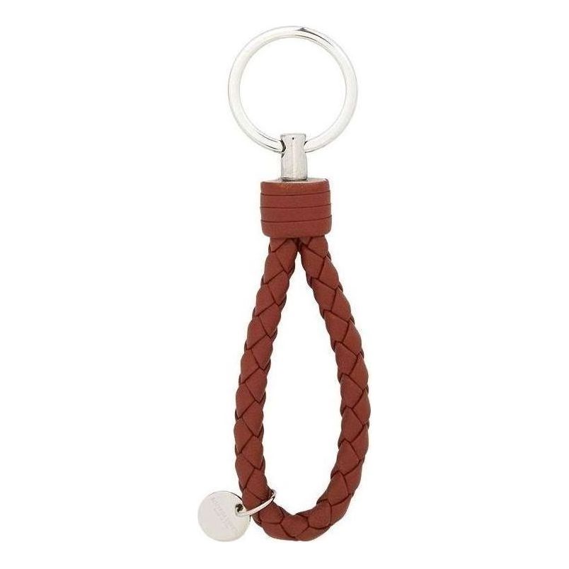 Bottega Veneta Intrecciato Logo Keyring 'Brown' 113539V48K18941