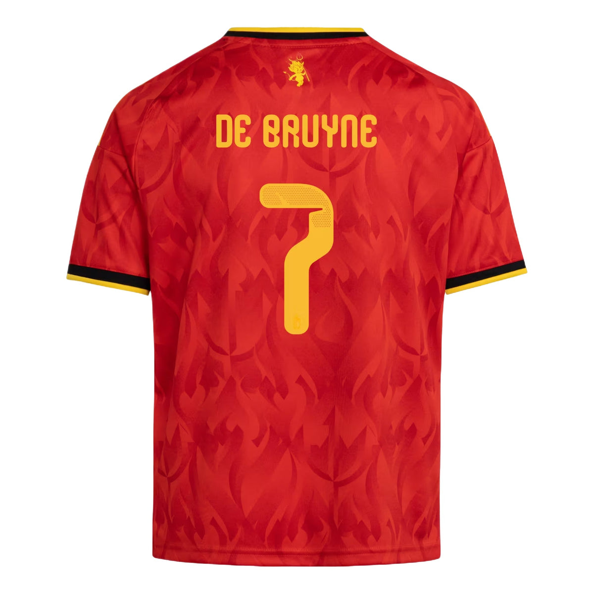 (GS) adidas Kevin De Bruyne Belgium 26 Home Jersey Asia Sizing 'Red Bold Gold' KW7642
