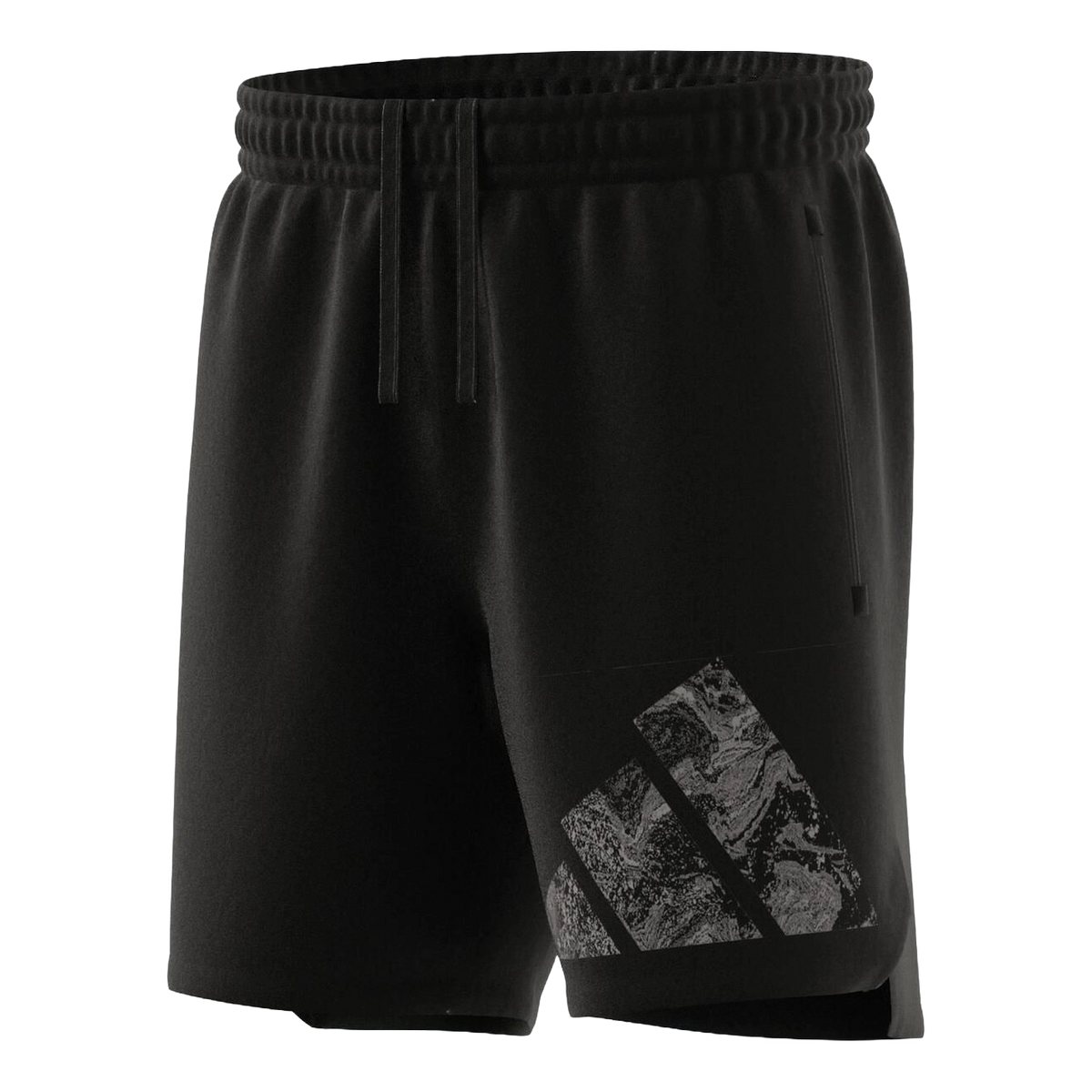 adidas Workout Shorts Asia Sizing 'Black White' IK9682