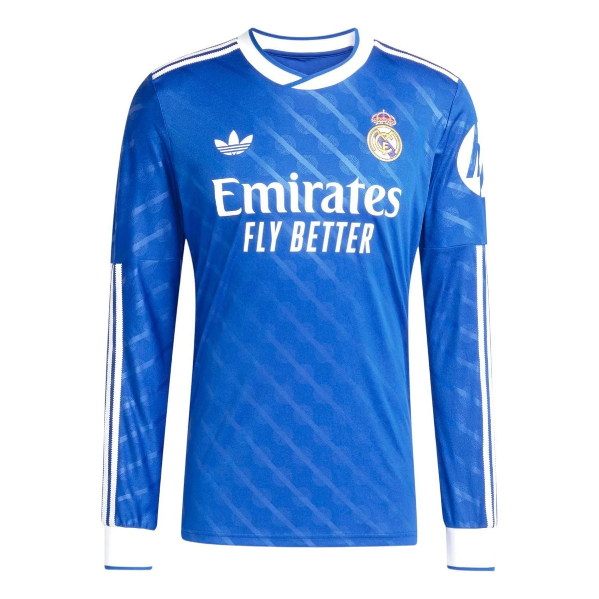adidas Real Madrid 2025/2026 Long Sleeve Third Jersey Asia Sizing Asia Sizing 'Blue Bird' JW4054