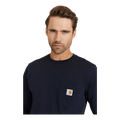 L/s Pocket T-shirt Cotton Sing
