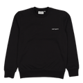 Script Embroidery Sweat Black / White