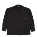 Plain / E-shirt . Ls Black