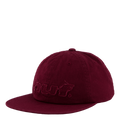 Distressed Logo 5 Panel Hat Raisin