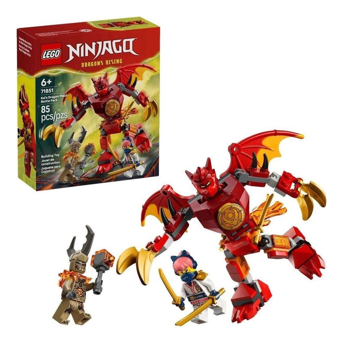 LEGO Ninjago Kai's Dragon Mech Battle Pack 71851