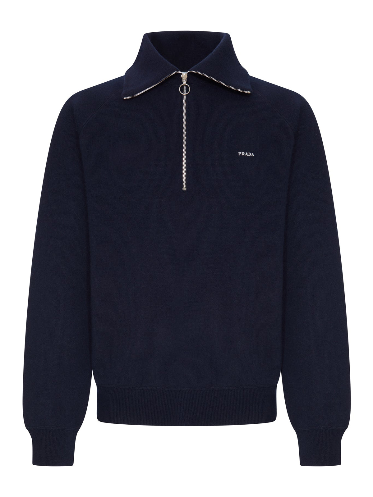 POLO IN MAGLIA CON LOGO PRADA