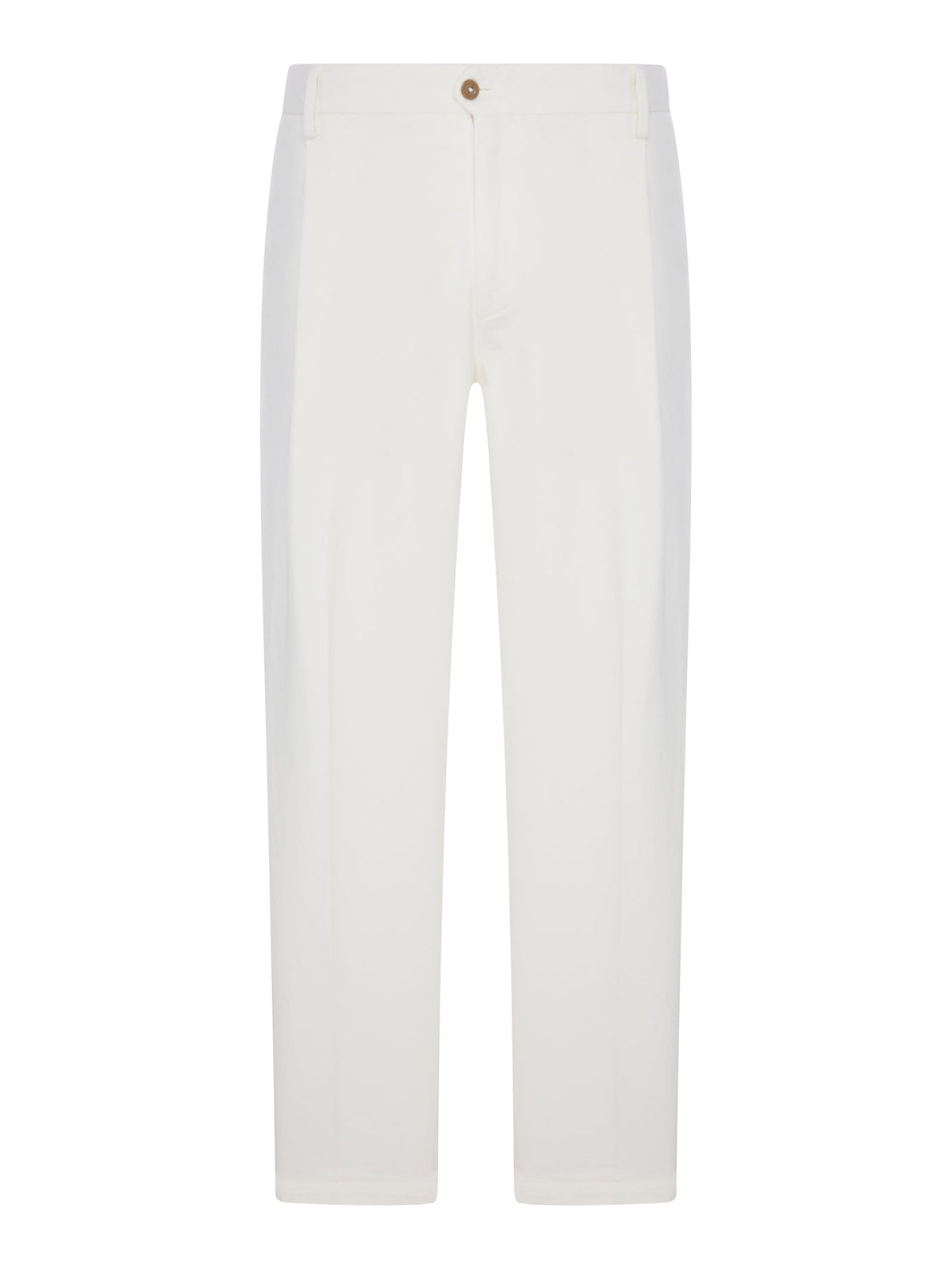 PANTALONE CHINO IN COTONE CON PINCES