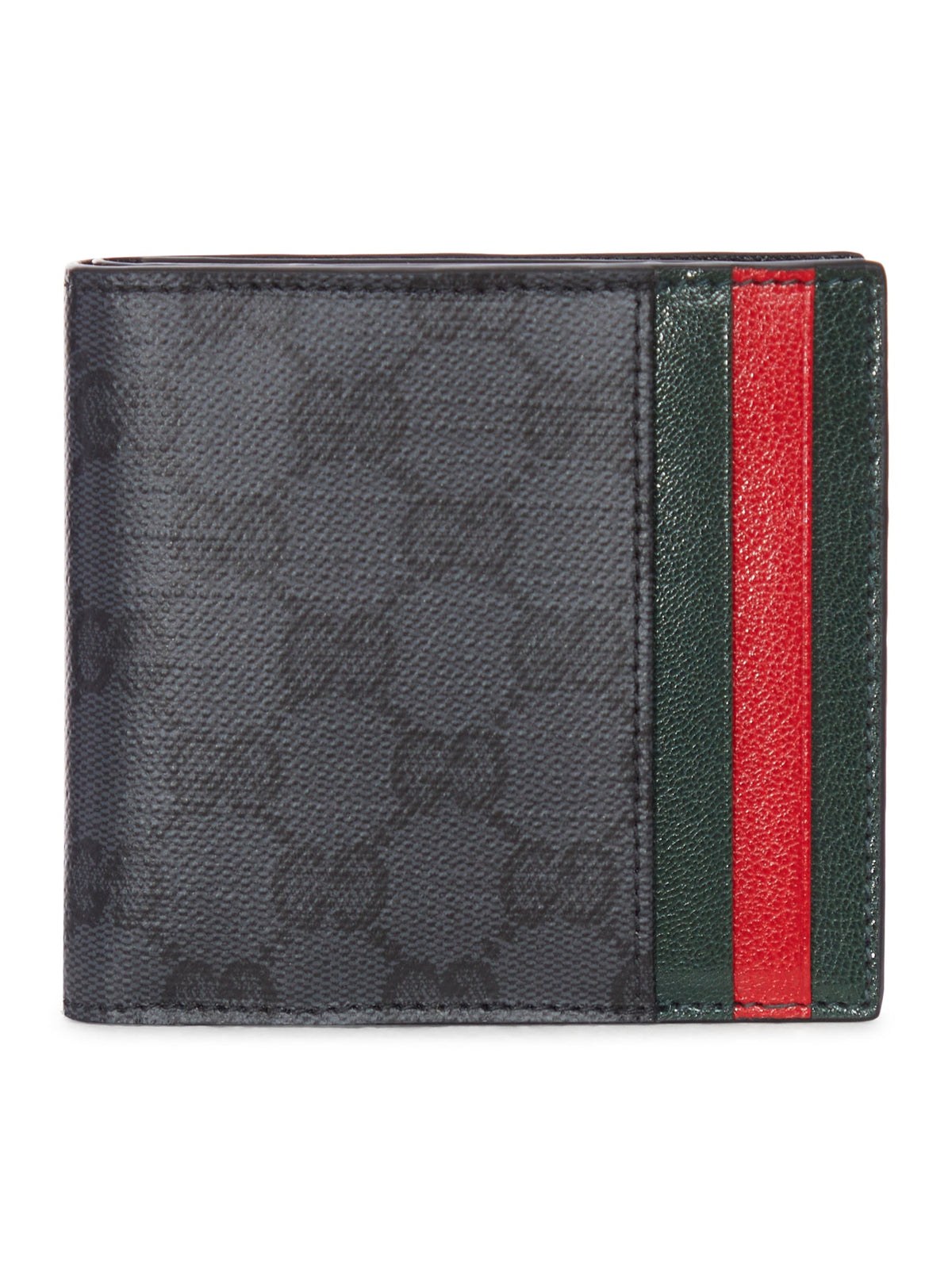 PORTAFOGLIO BI-FOLD CON FESSURE PER CARTE CON NASTRO WEB