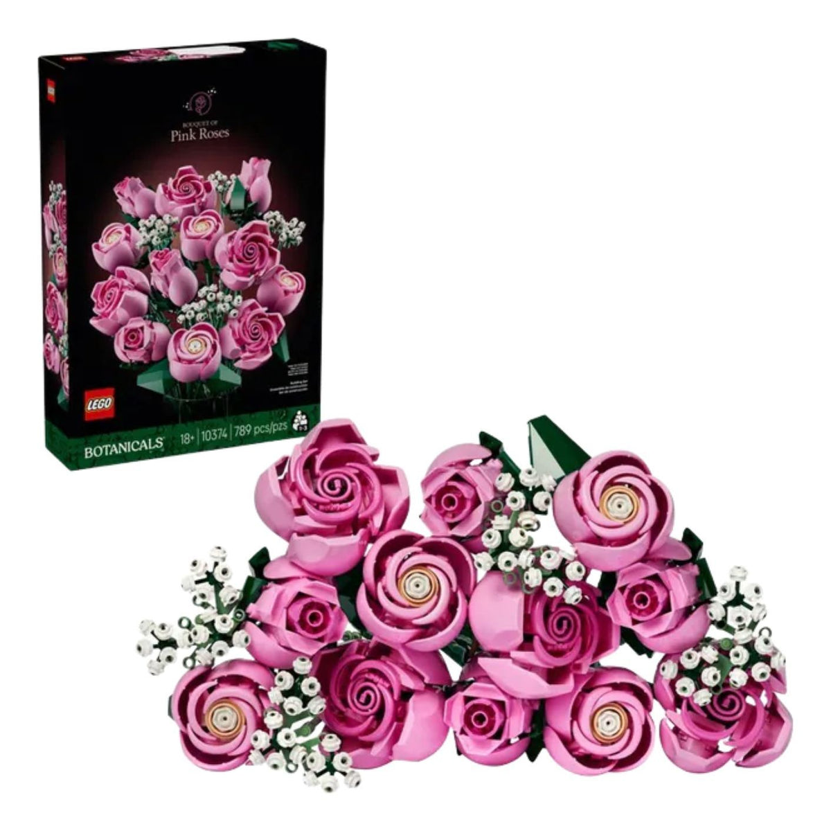 LEGO Botanicals Bouquet of Pink Roses 10374