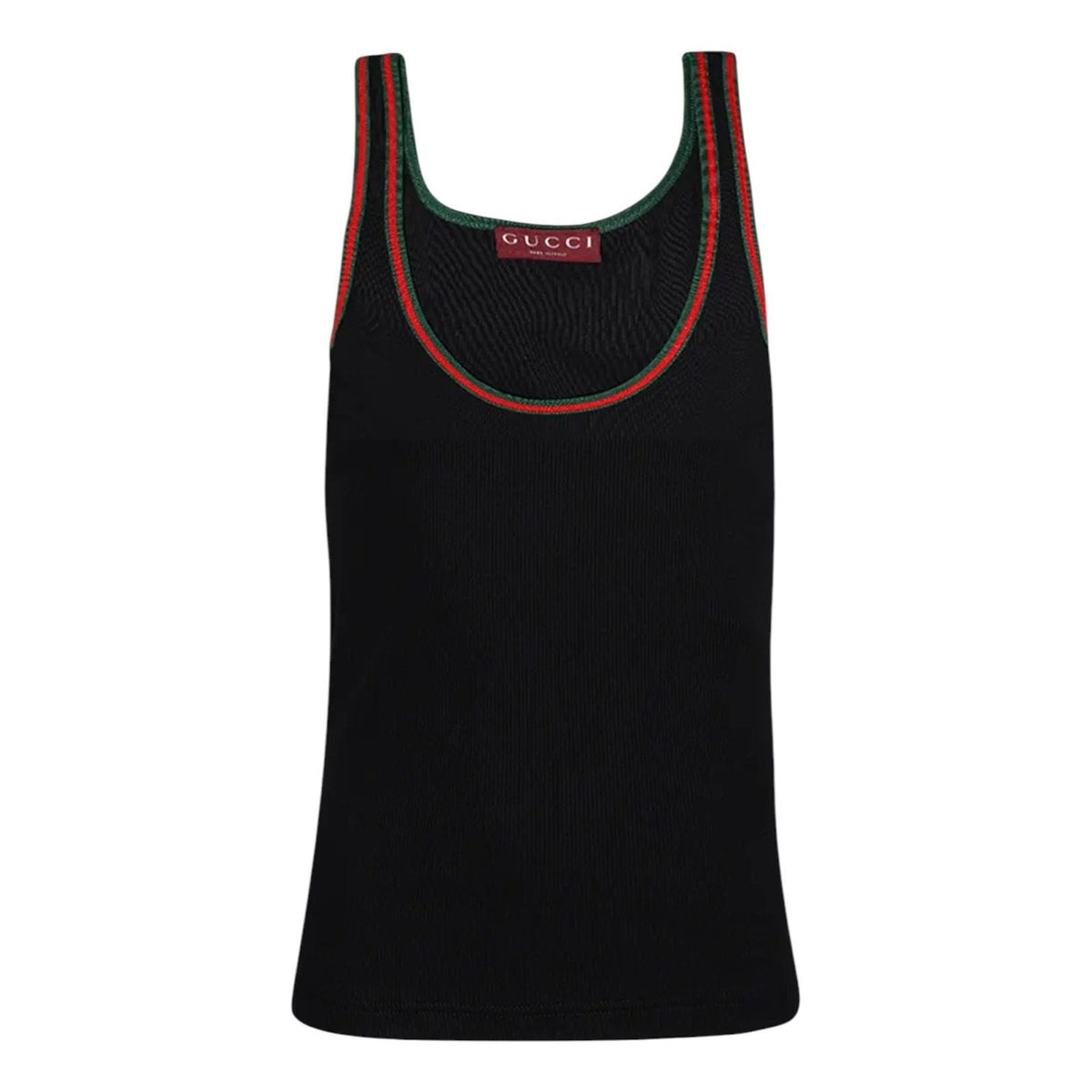 (WMNS) Gucci Web Tank Top 'Black' 815851-XJG5O-1043