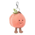 Jellycat Amuseables Peach Bag Charm 'Pink' APEACH4BC