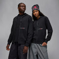 AWAKE NY X JORDAN FULL-ZIP HOODIE "BORO" - BLACK