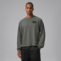 MJ WINGS L/S TEE - RIVER ROCK