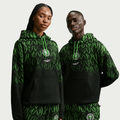 NIGERIA X SLAWN X NIKE "X2" FLEECE HOODIE - BLACK / POISON GREEN