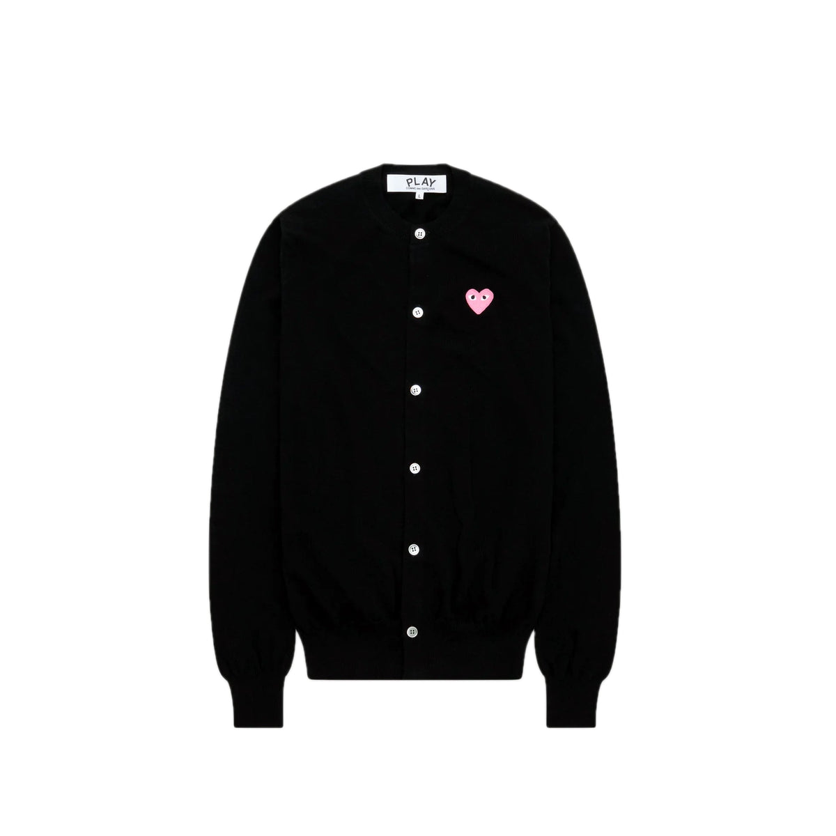 Comme des Garcons PLAY Mens Round Neck Cardigan