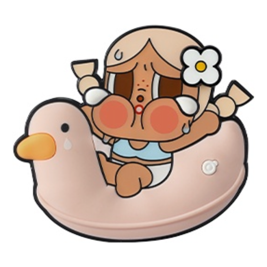 Pop Mart CRYBABY Vacation Mode On Series Fridge Magnet 'Chilling on the Beach' PPMT-2510-0052-991646249