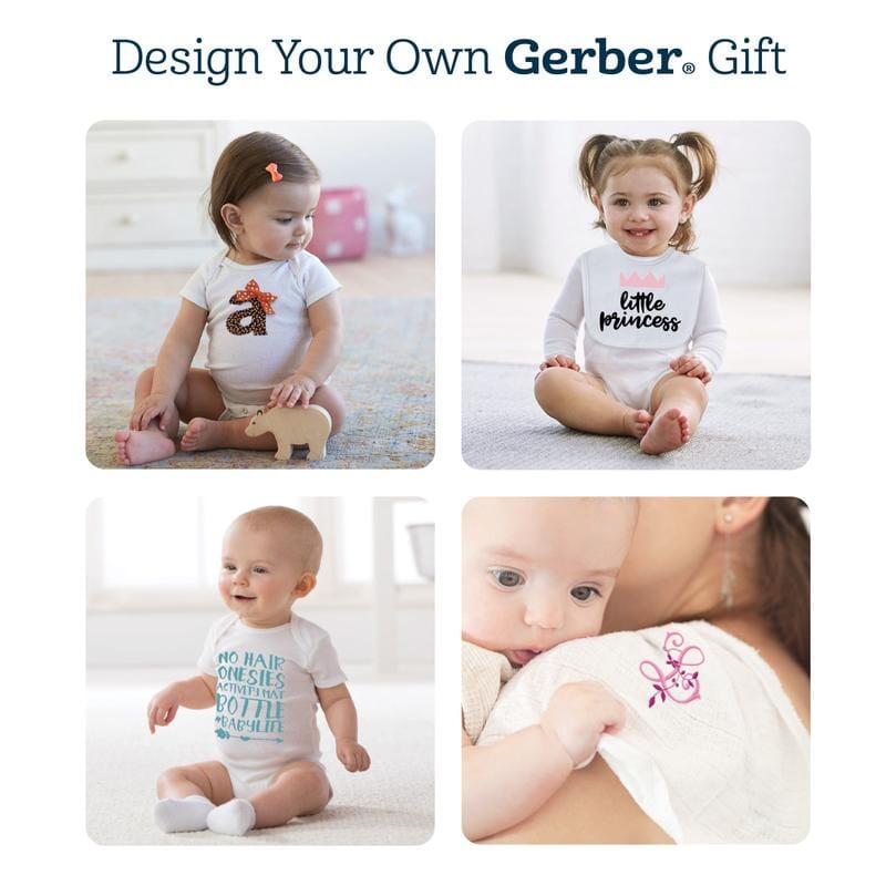 Baby 3-Pack Plain White Slip-On Shirt