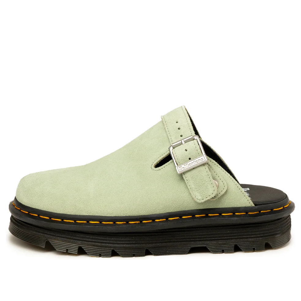 Dr. Martens Zebzag Suede Casual Slingback Platform Mules 'Sage Green' 31937300