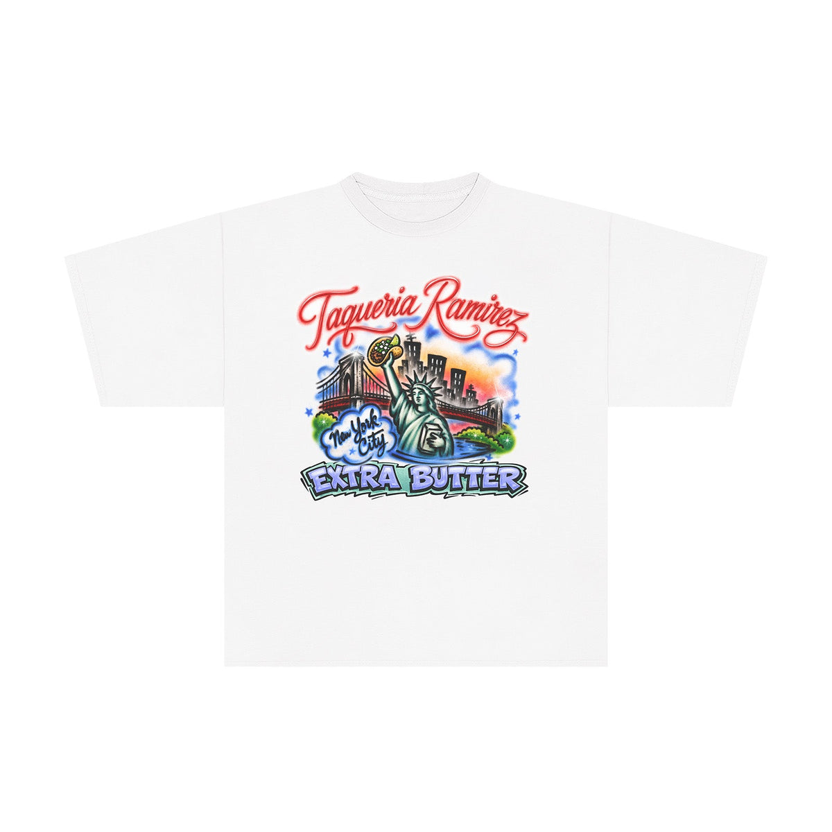 Extra Butter x Taqueria Ramirez Airbrush Tee