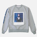 Corner Store x Tsu Surf x 1000WORD$ "FREE SURF" CREW - HEATHER GREY