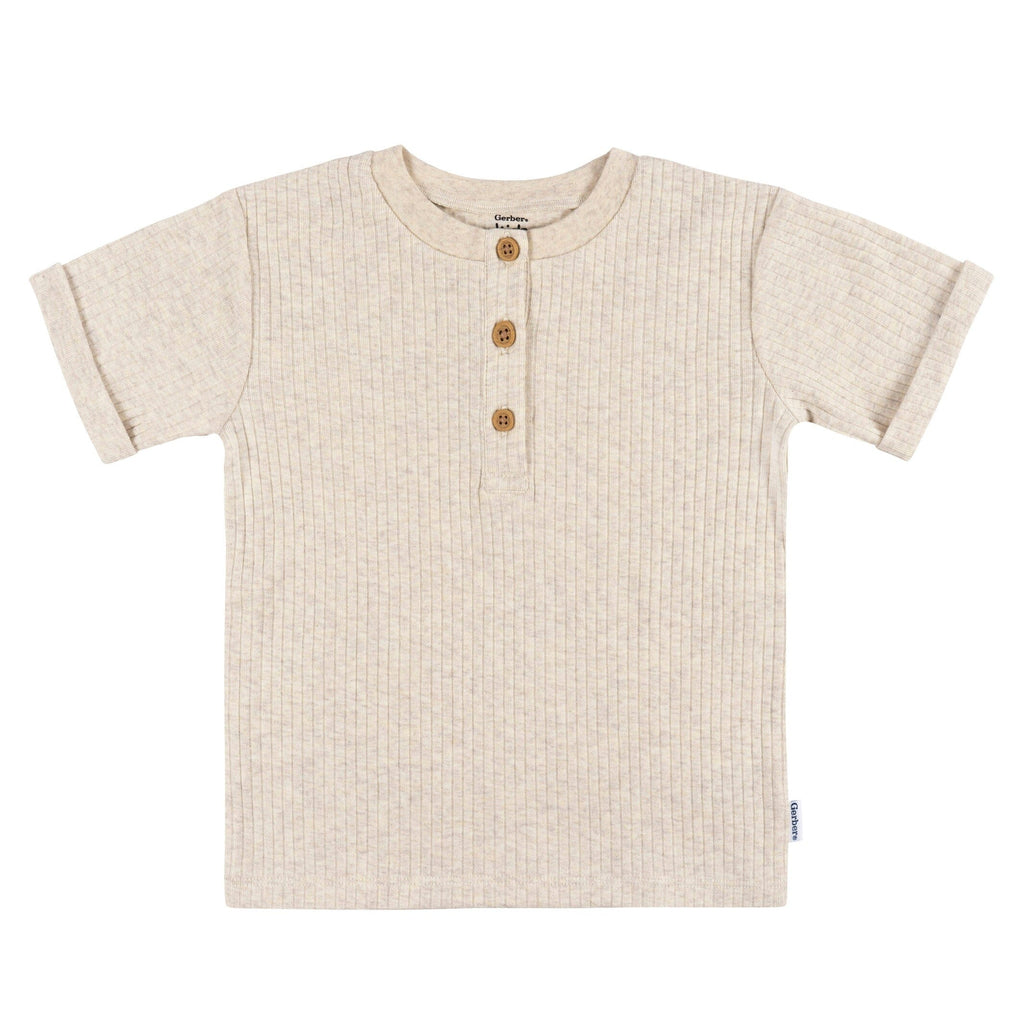 3-Pack Infant and Toddler Boys Sun & Sea Henley T-Shirts