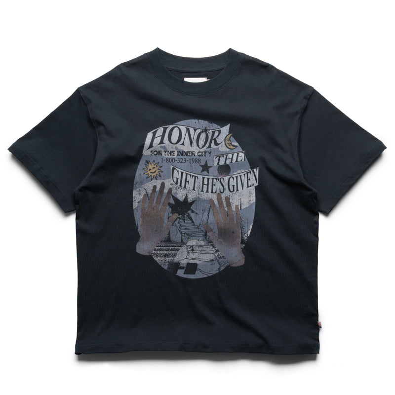 Honor The Gift Gift He's Given Tee - Black
