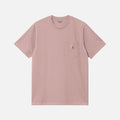 SS POCKET T-SHIRT - GLASSY PINK