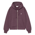 (WMNS) Carhartt WIP Hooded Casey Jacket 'Cozy Purple Silver' I032642-3MV-XX