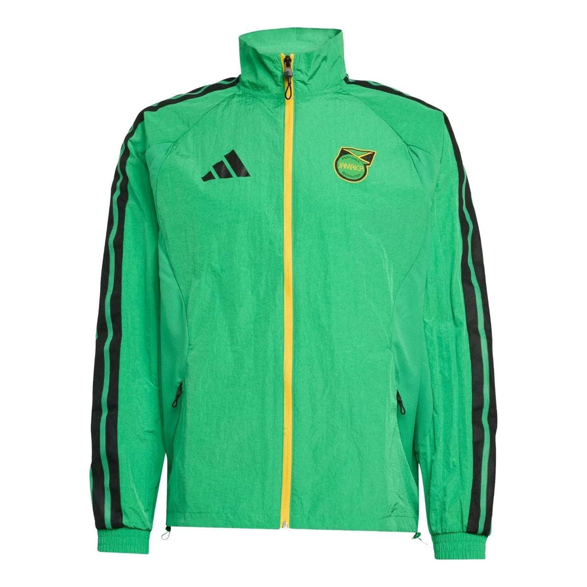 adidas Jamaica 2026 x Bob Marley Home Anthem Jacket Asia Sizing 'Vivid Green' JV8195
