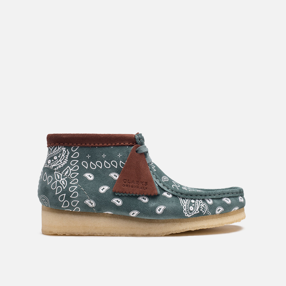 WMNS WALLABEE - GREEN PAISLEY