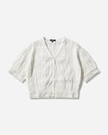 Women's Blue Tab Bandit Blouse White