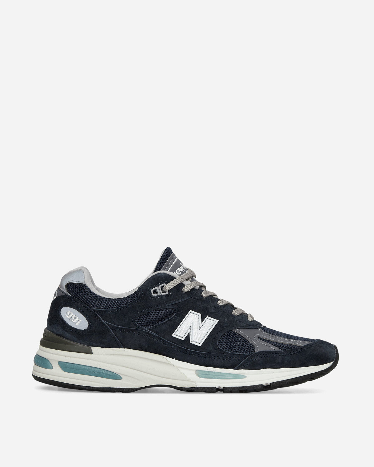 Made in UK 991v2 Sneakers Dark Navy / Smoked Pearl / Silver