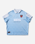 Men's Martine Rose Football Jersey Psychic Blue