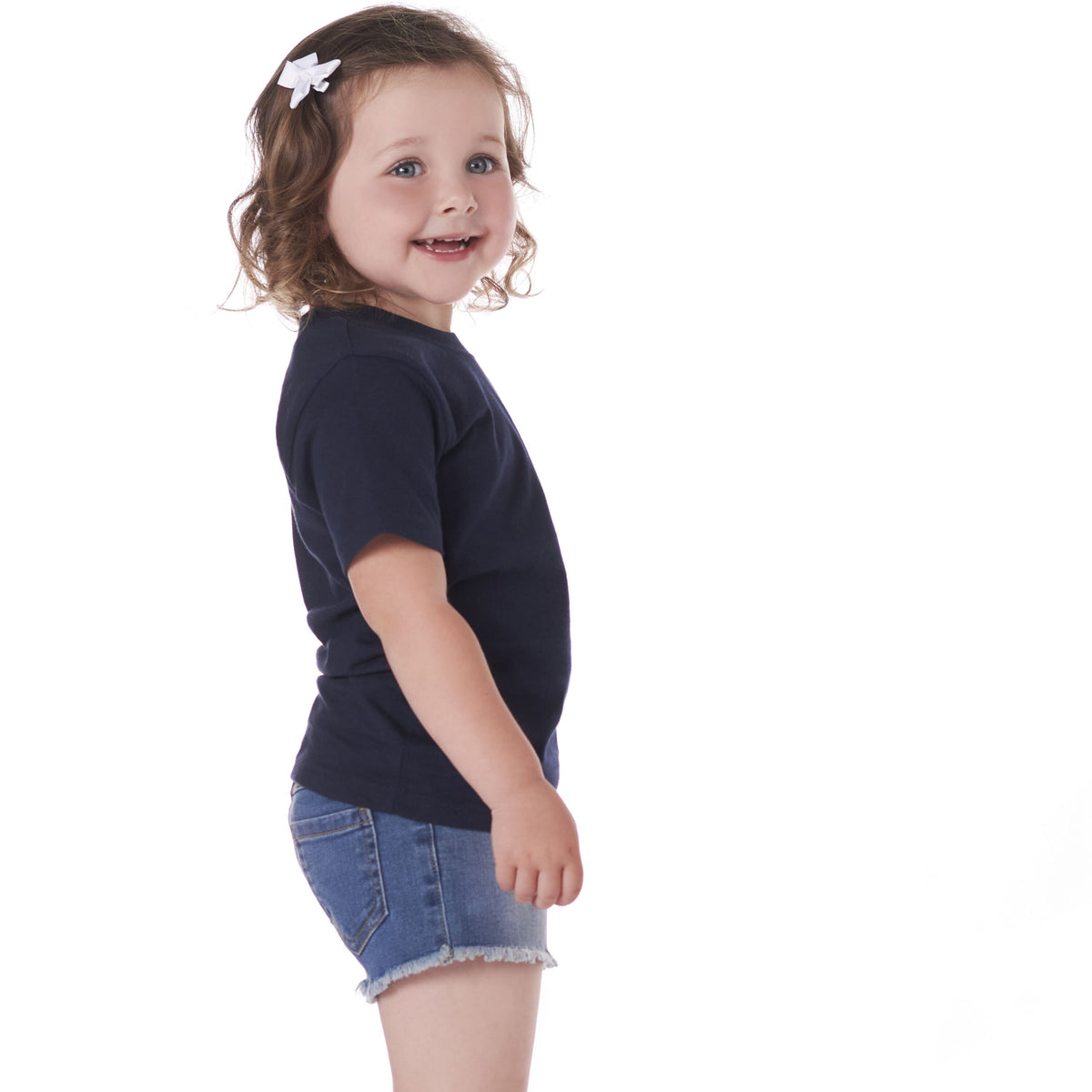 5-Pack Infant & Toddler Navy Premium Short Sleeve Tees