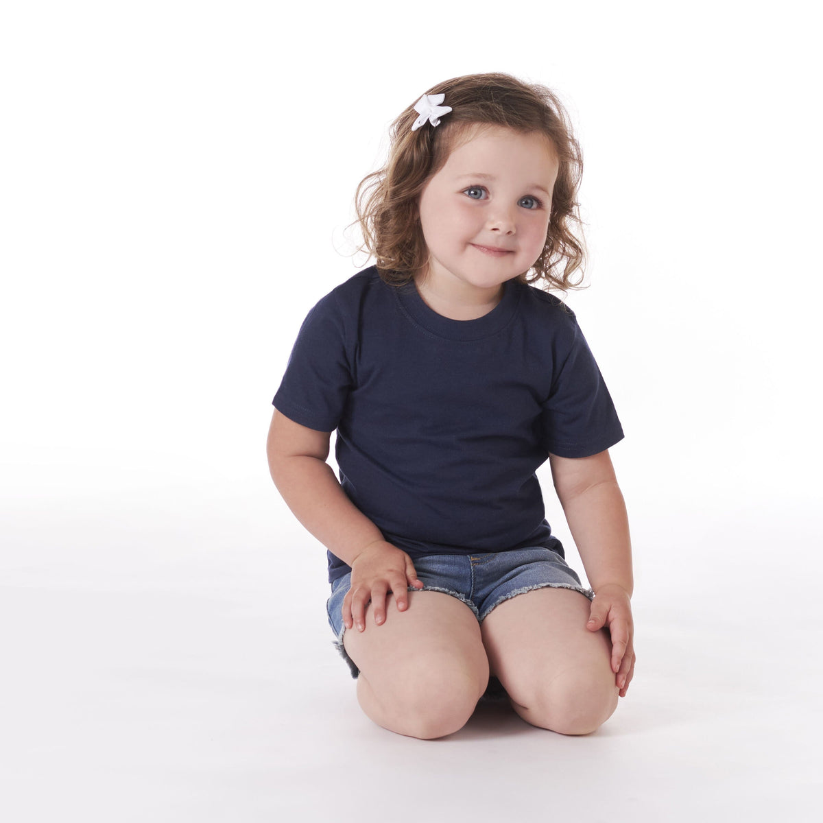 5-Pack Infant & Toddler Navy Premium Short Sleeve Tees