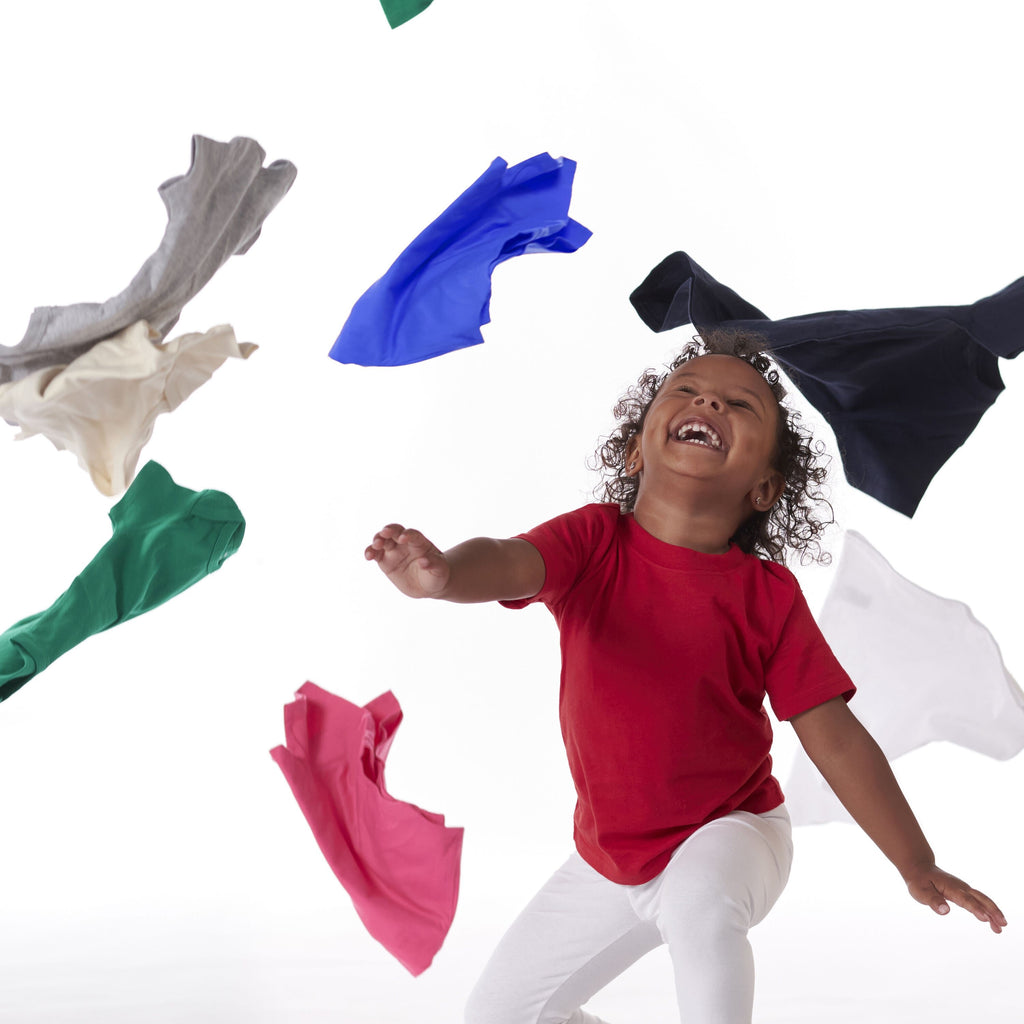 5-Pack Infant & Toddler Red Premium Short Sleeve Tees