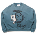 Paly Hollywood Streetwise Airbrush Crewneck - Teal