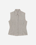 Women's Sleeveless Shirt Beige