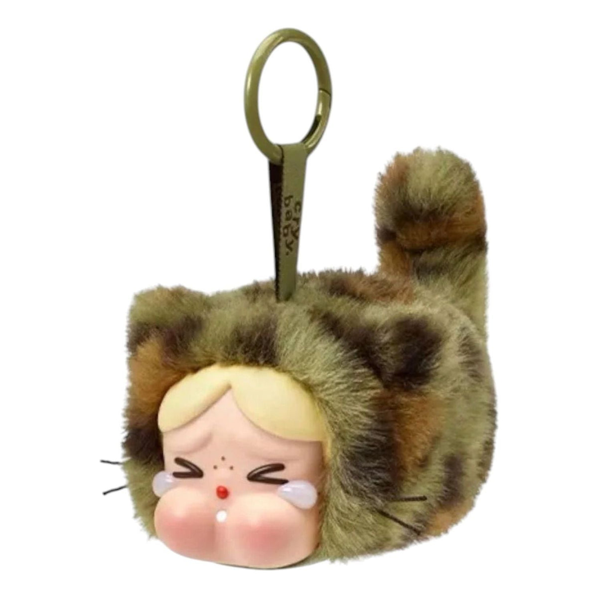 Pop Mart CryBaby Wild but Cutie Vinyl Plush Pendant 'Camo Cutie' PPMT-2505-0012-859929265