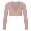 (WMNS) Nike x SKIMS Matte Wrap Long Sleeve Cropped Top 'Himalayan' LSLSL9692W-HIM