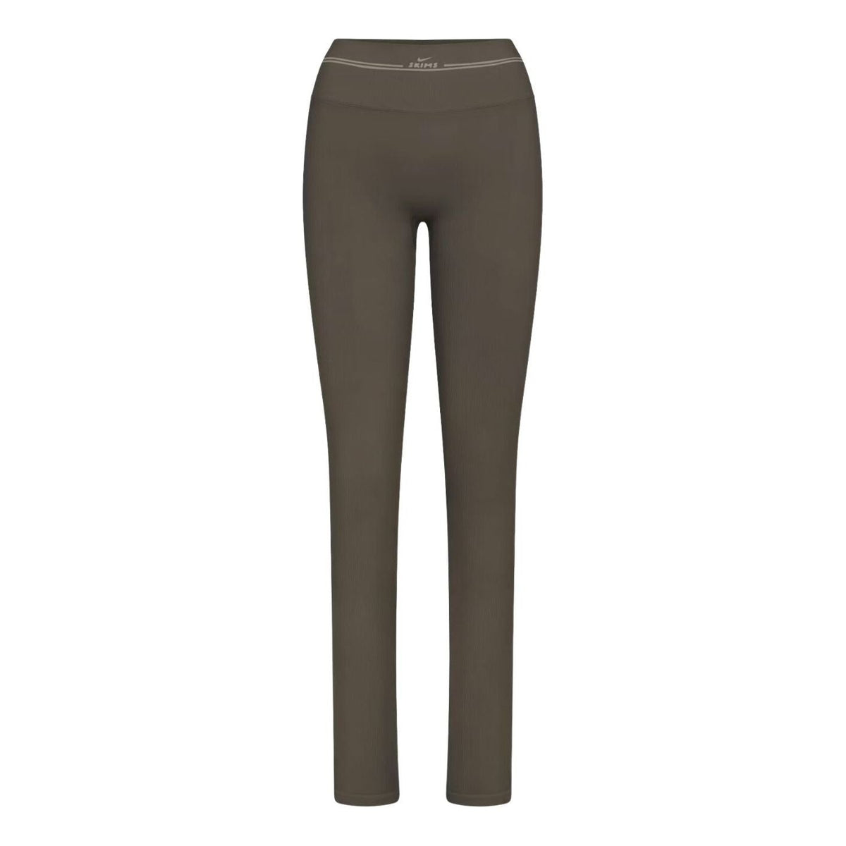 (WMNS) Nike x SKIMS Ribbed Seamless 34" Straight Legging 'Dusty Oakmoss' PTLEG9722W-DOD