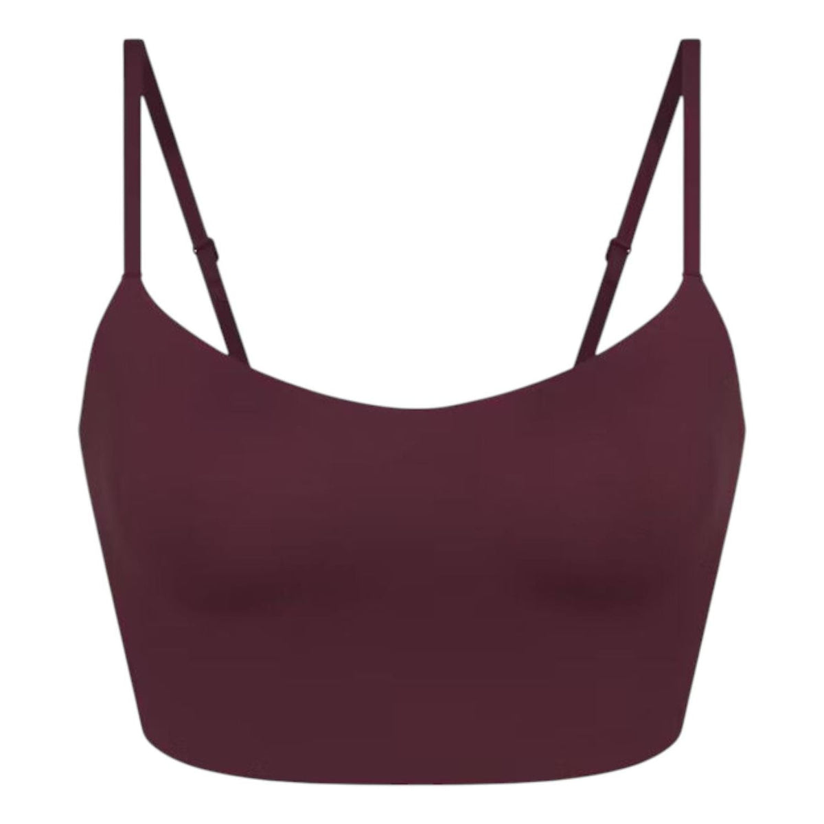 (WMNS) Nike x SKIMS Matte Cami Longline Bra 'Currant' BRSPT5115-CUR