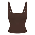(WMNS) Nike x SKIMS Matte Square-Neck Tank 'Dark Sepia' TPTNK2728-DSP