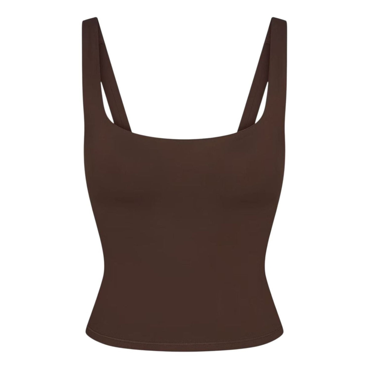(WMNS) Nike x SKIMS Matte Square-Neck Tank 'Dark Sepia' TPTNK2728-DSP